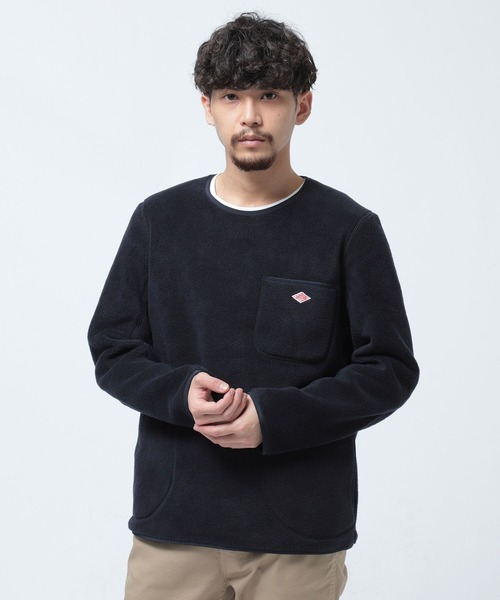 DANTON(ダントン)の「DANTON / Fleece Crewneck Pullover(その他トップス・メンズ・ブラック/ネイビー・44/40/38/42)」の6枚目の写真