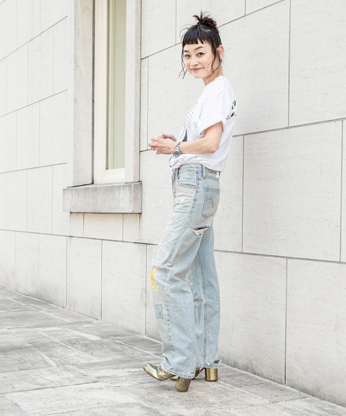 Dad Jean デニムパンツ Customized Customized パンツ By シトウレイ デニムパンツ Levis リーバイス のファッション