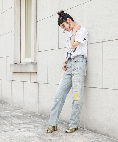 Dad Jean デニムパンツ Customized Customized パンツ By シトウレイ デニムパンツ Levis リーバイス のファッション