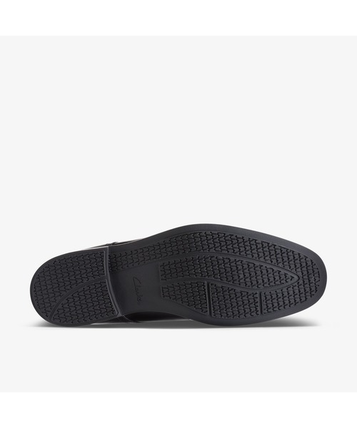 Clarks ブラック フラットシューズ UK 7D Howard Walk / ホワードウォーク（ブラックレザー）（ドレス