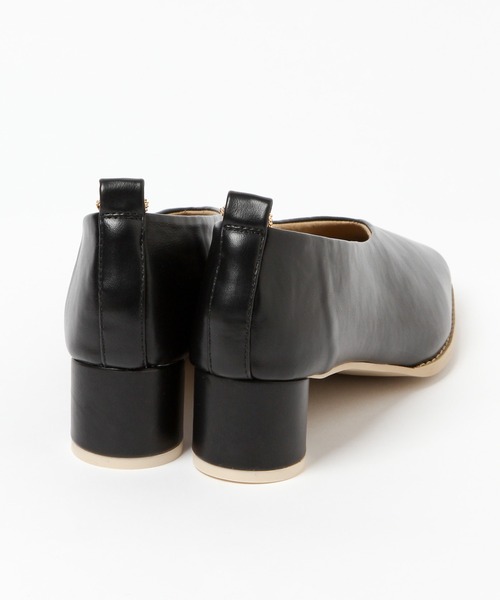 mysty woman（ミスティウーマン）の「アクセ付きフカフカパンプス 957726（パンプス・レディース・ブラック/アイボリー/イエロー系・MEDIUM/LARGE）」の9枚目の写真