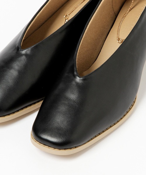 mysty woman（ミスティウーマン）の「アクセ付きフカフカパンプス 957726（パンプス・レディース・ブラック/アイボリー/イエロー系・MEDIUM/LARGE）」の11枚目の写真