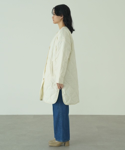 AMERICAN HOLIC(アメリカンホリック)の「【WEB限定】キルトライナーコート(その他アウター・レディース・ブラック/カーキ/アイボリー/キャメル・S/M/L)」の14枚目の写真