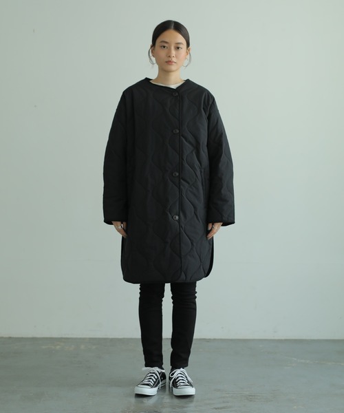 AMERICAN HOLIC(アメリカンホリック)の「【WEB限定】キルトライナーコート(その他アウター・レディース・ブラック/カーキ/アイボリー/キャメル・S/M/L)」の22枚目の写真