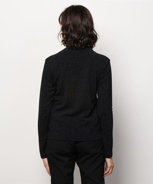 CLANE（クラネ）の「TURTLE　LAME TOPS（Tシャツ/カットソー・レディース・ホワイト/ブラック・1/2）」の20枚目の写真