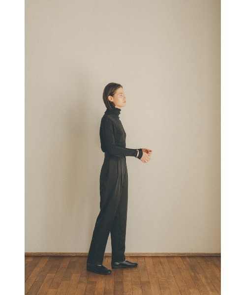 CLANE（クラネ）の「TURTLE　LAME TOPS（Tシャツ/カットソー・レディース・ホワイト/ブラック・1/2）」の19枚目の写真