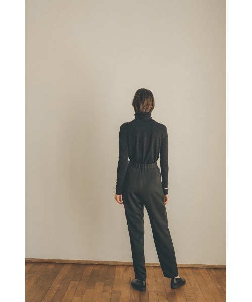 CLANE（クラネ）の「TURTLE　LAME TOPS（Tシャツ/カットソー・レディース・ホワイト/ブラック・1/2）」の11枚目の写真