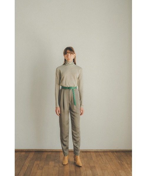 CLANE（クラネ）の「TURTLE　LAME TOPS（Tシャツ/カットソー・レディース・ホワイト/ブラック・1/2）」の6枚目の写真