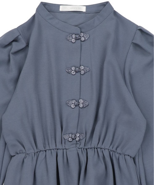 SPINNS（スピンズ）の「チャイナボタン ワンピース（ワンピース・レディース・ワイン/ブルー/ダークグリーン/ブラック・ONESIZE）」の12枚目の写真