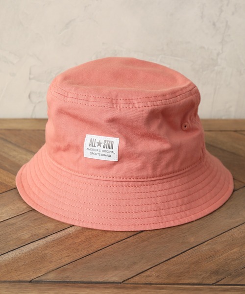 CONVERSE（コンバース）の「【CONVERSE/コンバース】ALL STAR コットンツイルバケットハット（ハット・メンズ・ホワイト/ブラック/ベージュ/ネイビー/マスタード/ライトグリーン/ダークパープル/ピンク・FREE）」の8枚目の写真