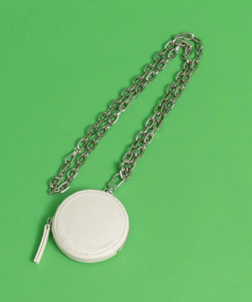 MAISON SPECIAL（メゾンスペシャル）の「トライアングルチェーンバッグ【MAISON SPECIAL/メゾンスペシャル】（ショルダーバッグ・レディース・ホワイト/ブラック/ブラウン・FREE）」の7枚目の写真