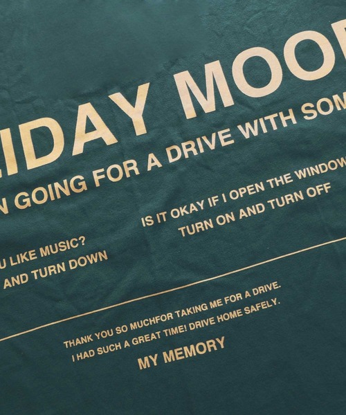 CORNERS(コーナーズ)の「フォトロゴ2wayT-shirt(Tシャツ/カットソー・レディース・オフホワイト/グリーン/オートミール/スミクロ・FREE)」の11枚目の写真