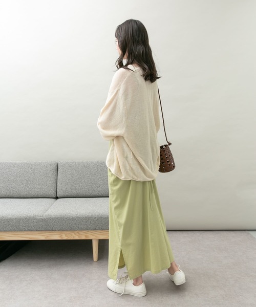 UR Lab.（アーバンリサーチラボ）の「エプロンワンピース（ワンピース・レディース・イエロー系その他/ライトベージュ/ブラウン・FREE）」の6枚目の写真