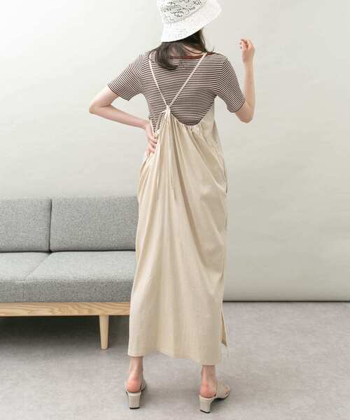 UR Lab.（アーバンリサーチラボ）の「エプロンワンピース（ワンピース・レディース・イエロー系その他/ライトベージュ/ブラウン・FREE）」の14枚目の写真