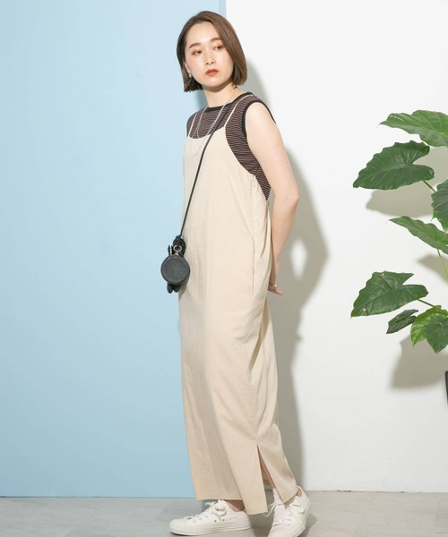 UR Lab.（アーバンリサーチラボ）の「エプロンワンピース（ワンピース・レディース・イエロー系その他/ライトベージュ/ブラウン・FREE）」の15枚目の写真