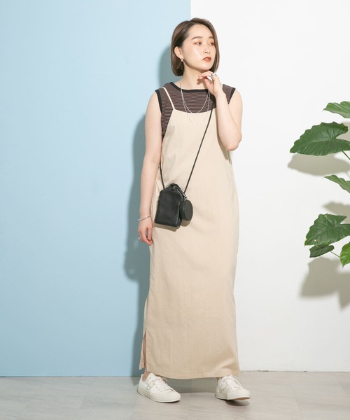 UR Lab.（アーバンリサーチラボ）の「エプロンワンピース（ワンピース・レディース・イエロー系その他/ライトベージュ/ブラウン・FREE）」の16枚目の写真