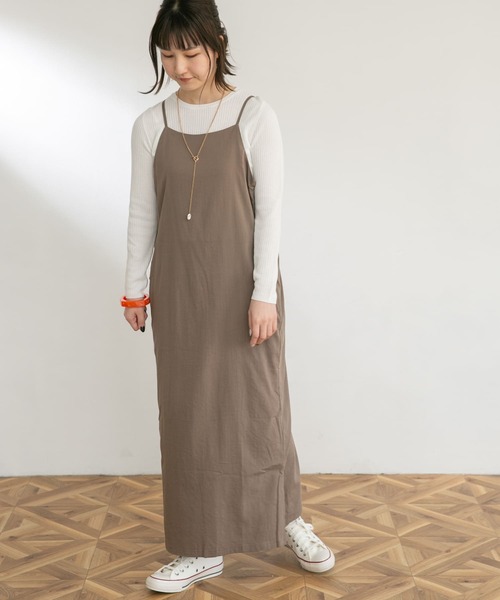 UR Lab.（アーバンリサーチラボ）の「エプロンワンピース（ワンピース・レディース・イエロー系その他/ライトベージュ/ブラウン・FREE）」の18枚目の写真