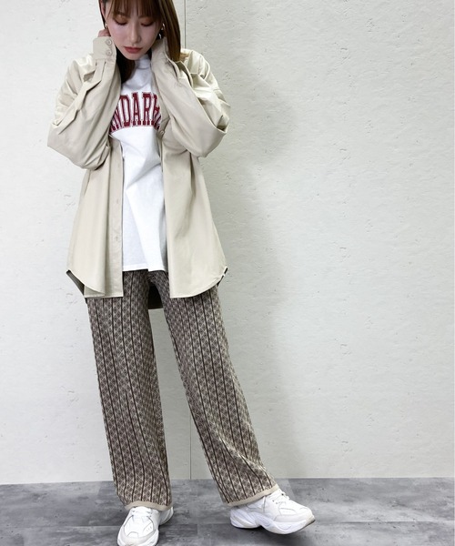 Per sist ence(パーシエンス)の「Per sist ence/パーシエンス フェイクレザー バンドカラーシャツ(シャツ/ブラウス・レディース・ブラック/ベージュ/アイボリー・FREE)」の20枚目の写真