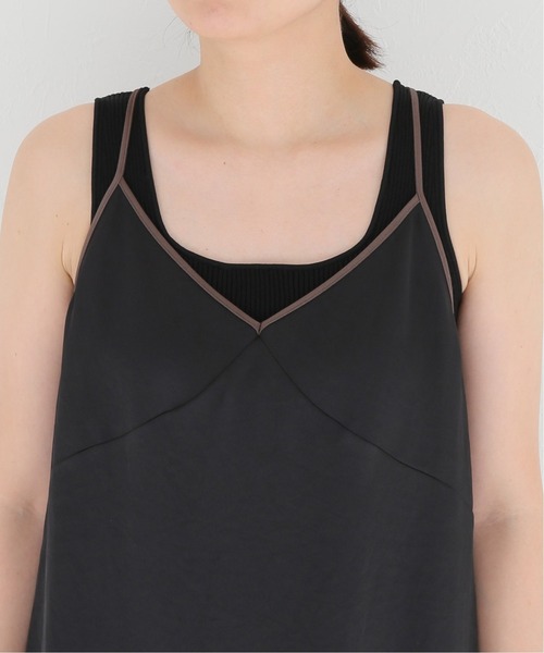 Noble（ノーブル）の「2WAYバイカラーキャミソールワンピース  