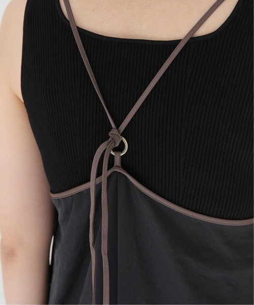 Noble（ノーブル）の「2WAYバイカラーキャミソールワンピース  