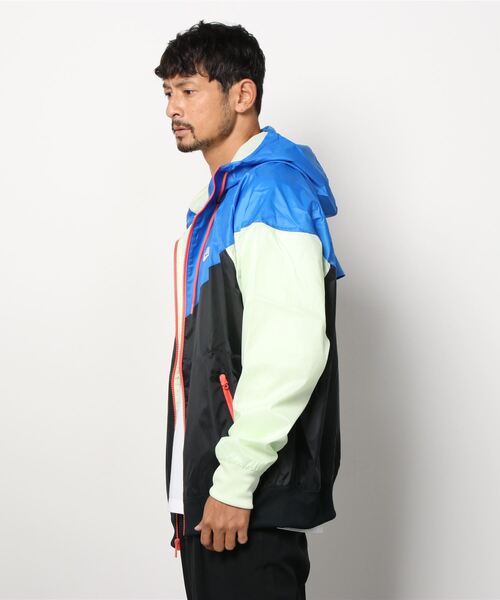 NIKE（ナイキ）の「ナイキ NIKE ナイキ NSW HE WR ウーブン フーディ ジャケット（その他アウター・メンズ・ブラック×ブルー・L/M/LL/3L/S）」の3枚目の写真