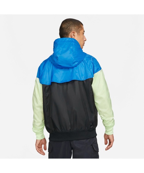 NIKE（ナイキ）の「ナイキ NIKE ナイキ NSW HE WR ウーブン フーディ ジャケット（その他アウター・メンズ・ブラック×ブルー・L/M/LL/3L/S）」の2枚目の写真