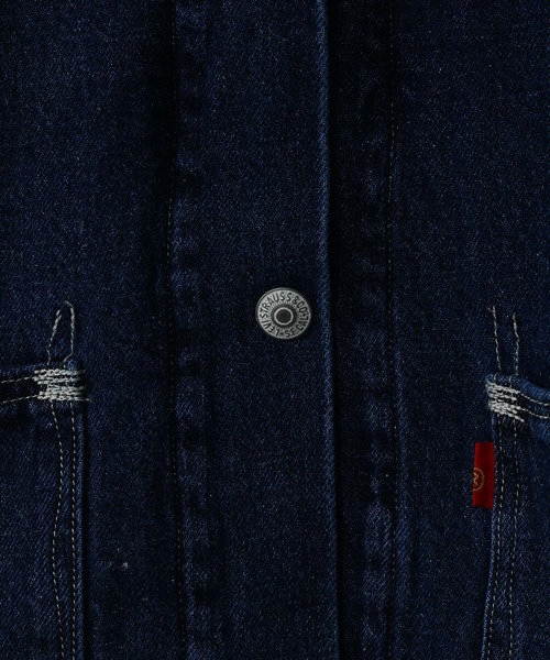 Levi's(リーバイス)の「LEVI'S QUILTED CHORE COAT A1017-0000(デニムジャケット・レディース・インディゴブルー・SMALL)」の4枚目の写真