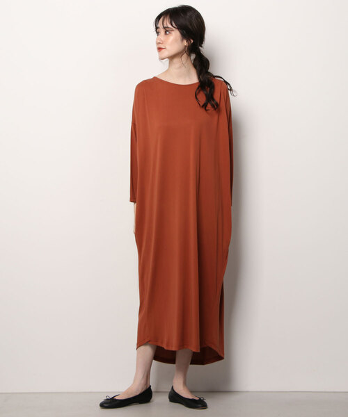 セール Worker S Jersey Relaxing Dress ワンピース Three Dots スリードッツ のファッション通販 Zozotown