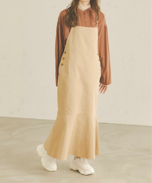 Ambre Neige（アンブルネージュ）の「クルミボタンフレアスリーブシャツ／【WEB/EC限定商品】（シャツ/ブラウス・レディース・モカ/ベージュ/オフホワイト/ライトベージュ/ライトブラウン・FREE）」の10枚目の写真