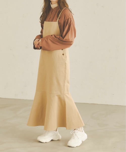 Ambre Neige（アンブルネージュ）の「クルミボタンフレアスリーブシャツ／【WEB/EC限定商品】（シャツ/ブラウス・レディース・モカ/ベージュ/オフホワイト/ライトベージュ/ライトブラウン・FREE）」の13枚目の写真