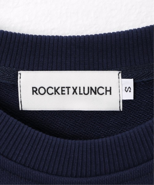 ROCKET x LUNCH（ロケットアンドランチ）の「【ROCKET × LUNCH/ロケット ランチ】R HUMANITE GRAPHIC SWEATS（Tシャツ/カットソー・レディース・チャコールグレー/ネイビー・SMALL）」の9枚目の写真
