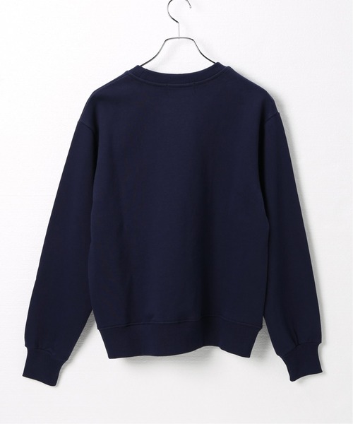 ROCKET x LUNCH（ロケットアンドランチ）の「【ROCKET × LUNCH/ロケット ランチ】R HUMANITE GRAPHIC SWEATS（Tシャツ/カットソー・レディース・チャコールグレー/ネイビー・SMALL）」の5枚目の写真