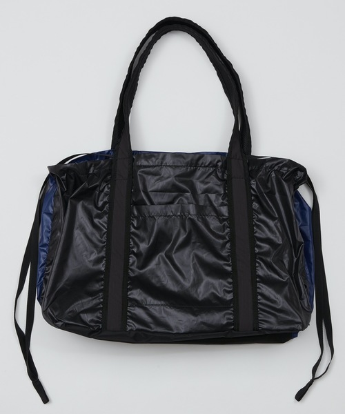 AlexanderLeeChang（アレキサンダーリーチャン）の「5050 POCKETABLE BIG TOTE（トートバッグ・メンズ・ネイビー/グレー/ブルー・ONESIZE）」の8枚目の写真