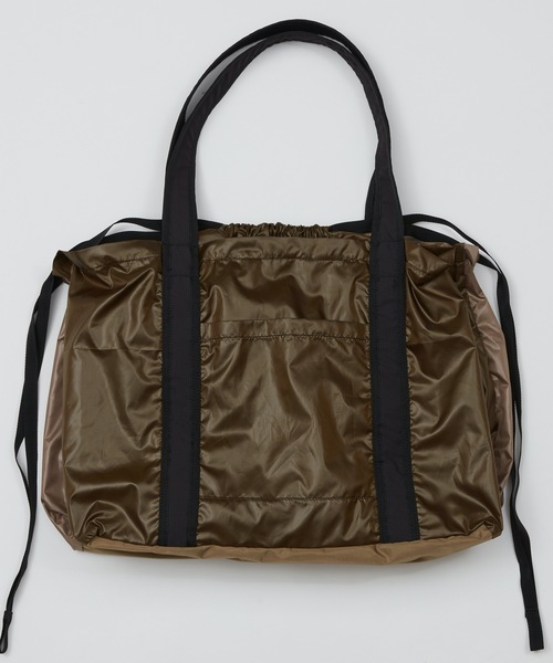 AlexanderLeeChang（アレキサンダーリーチャン）の「5050 POCKETABLE BIG TOTE（トートバッグ・メンズ・ネイビー/グレー/ブルー・ONESIZE）」の22枚目の写真