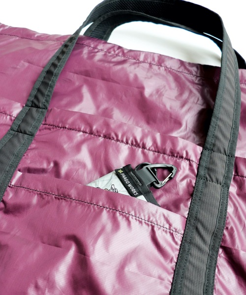 AlexanderLeeChang（アレキサンダーリーチャン）の「5050 POCKETABLE BIG TOTE（トートバッグ・メンズ・ネイビー/グレー/ブルー・ONESIZE）」の6枚目の写真