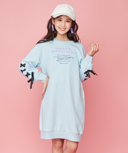 袖レースアップトレーナーワンピ ワンピース Jenni Love ジェニィラブ のファッション通販 Zozotown
