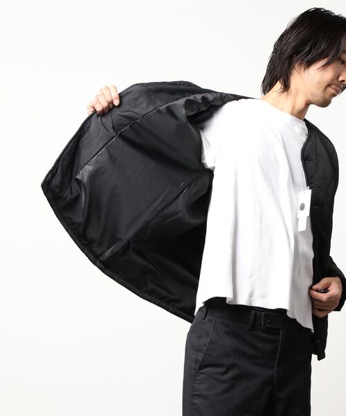 coca（coca）（コカ）の「メンズ クルーネックキルティングJKT