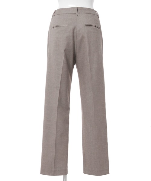 CLEARIMPRESSION (クリアインプレッション)の「【洗えるセットアップ】TRサキソニー起毛ストレートパンツ(スーツパンツ・レディース・ブラック/モカ・11号/9号/7号)」の5枚目の写真
