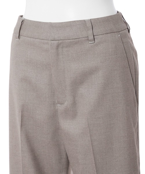CLEARIMPRESSION (クリアインプレッション)の「【洗えるセットアップ】TRサキソニー起毛ストレートパンツ(スーツパンツ・レディース・ブラック/モカ・11号/9号/7号)」の7枚目の写真