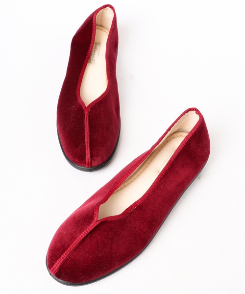 FUNALIVE(ファンアライブ)の「jou jou lier Vカットカンフーシューズ(バレエシューズ・レディース・ブラック/ボルドー/グレイッシュベージュ・M/L)」の19枚目の写真