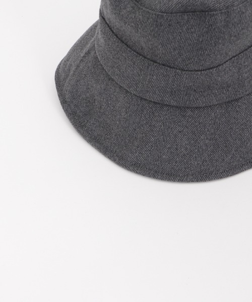 axes femme(アクシーズファム)の「リボン付きバケットハット(ハット・レディース・ブラック/グレー・MEDIUM)」の7枚目の写真