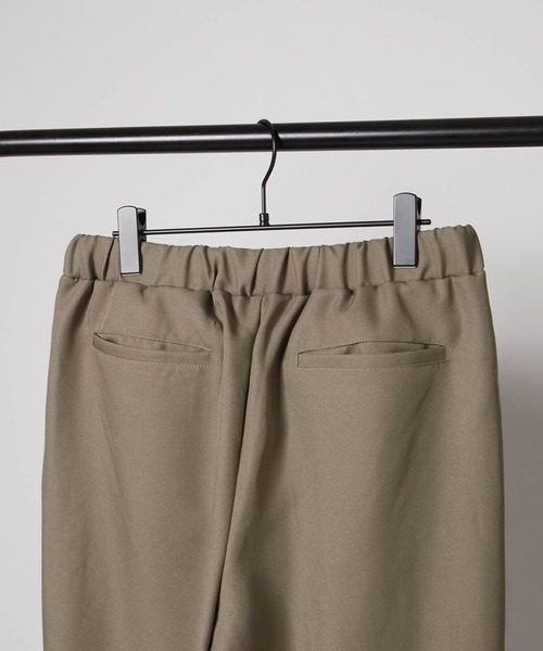 MONO-MART(モノマート)の「【セットアップ】ビッグシルエット スタプレ ポリツイル ノーカラージャケット&イージータックテーパードパンツ(セットアップ・メンズ・ブラック/ネイビー/ブラウン/モスグリーン/グレー系その他/グレイッシュベージュ・M/L)」の22枚目の写真