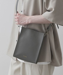 【CLEL】Square Shoulder Bag / 合皮スクエアショルダーバッグ ネックポーチ