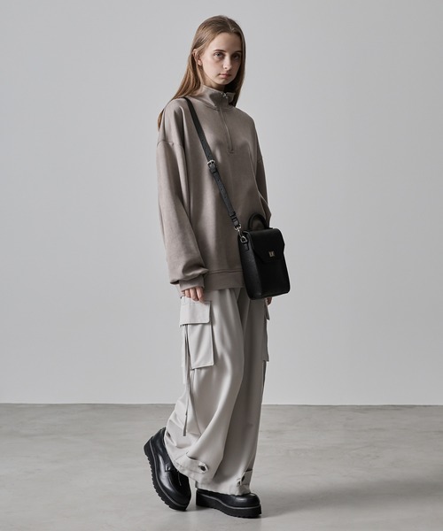 CLEL】Square Shoulder Bag / 合皮スクエアショルダーバッグ