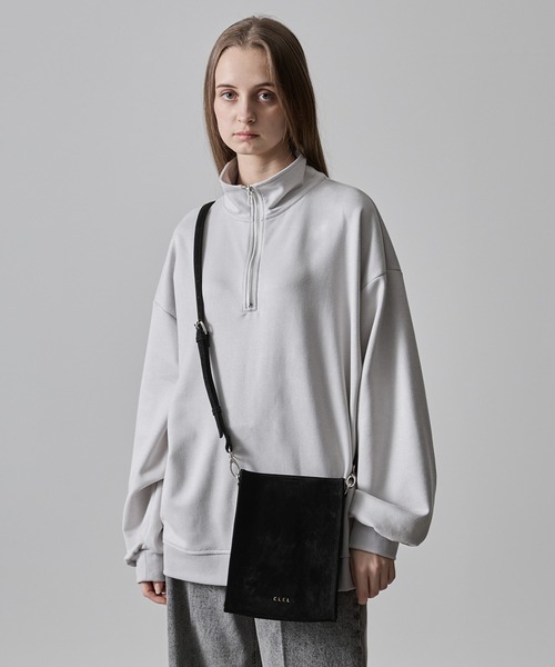 CLEL】Square Shoulder Bag / 合皮スクエアショルダーバッグ