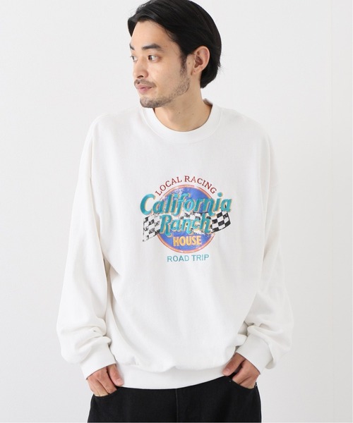 INHERIT（インヘリット）の「ヘビーウェイト オーバーサイズプリントスウェット（Tシャツ/カットソー・メンズ・ホワイト/ブラック系その他・MEDIUM/LARGE）」の2枚目の写真