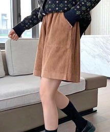 コーデュロイルーズハーフパンツ
