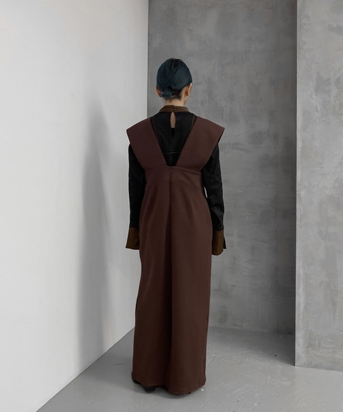 Solace（ソレイス）の「ポンチジャンスカ（ジャンパースカート・レディース・カーキ/ブラック/ブラウン・FREE）」の12枚目の写真