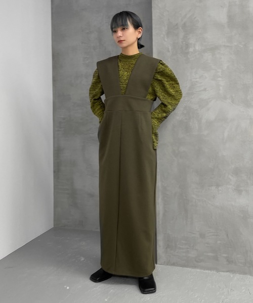 Solace（ソレイス）の「ポンチジャンスカ（ジャンパースカート・レディース・カーキ/ブラック/ブラウン・FREE）」の21枚目の写真