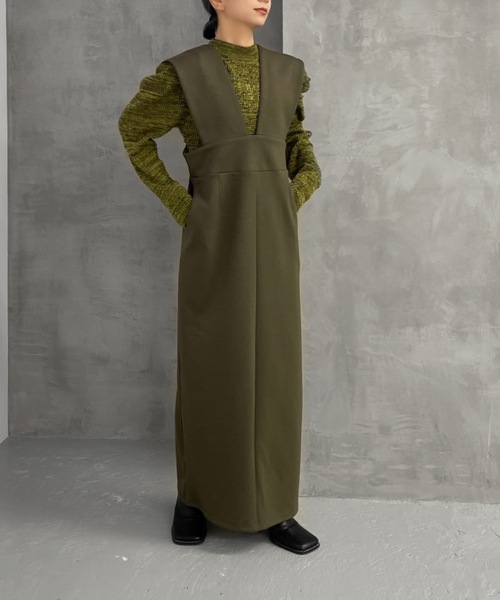 Solace（ソレイス）の「ポンチジャンスカ（ジャンパースカート・レディース・カーキ/ブラック/ブラウン・FREE）」の22枚目の写真